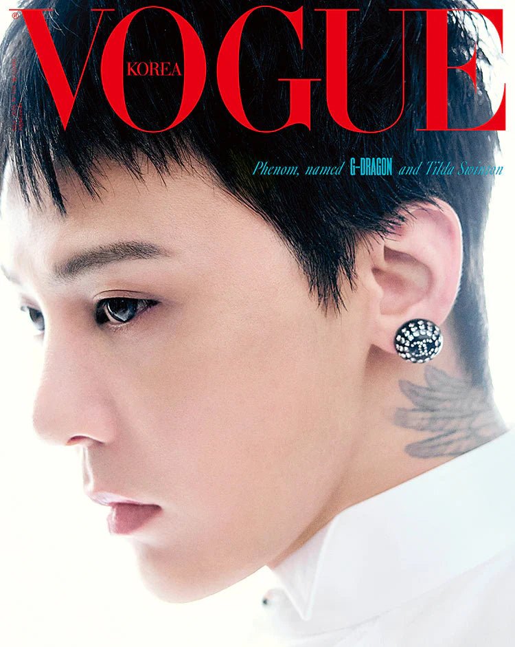 (Pre Order) Vogue Korea Magazine - JUN 26. Cover - G - Dragon - KPop Idol