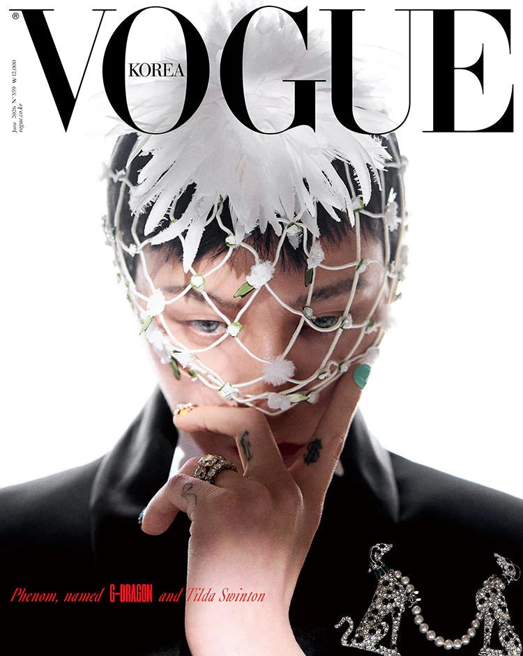 (Pre Order) Vogue Korea Magazine - JUN 26. Cover - G - Dragon - KPop Idol