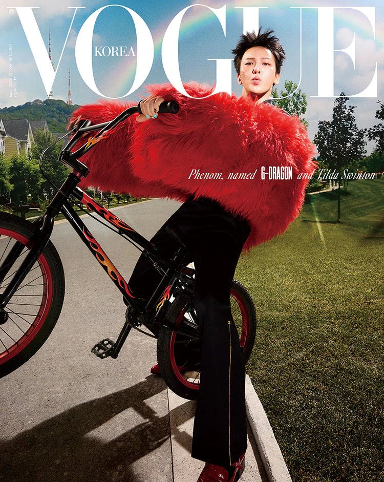 (Pre Order) Vogue Korea Magazine - JUN 26. Cover - G - Dragon - KPop Idol