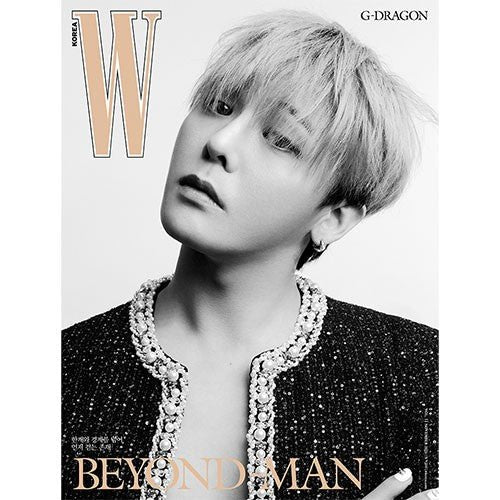(Pre Order) W Korea Magazine - NOV25. Cover: G Dragon (version choice) - KPop Idol