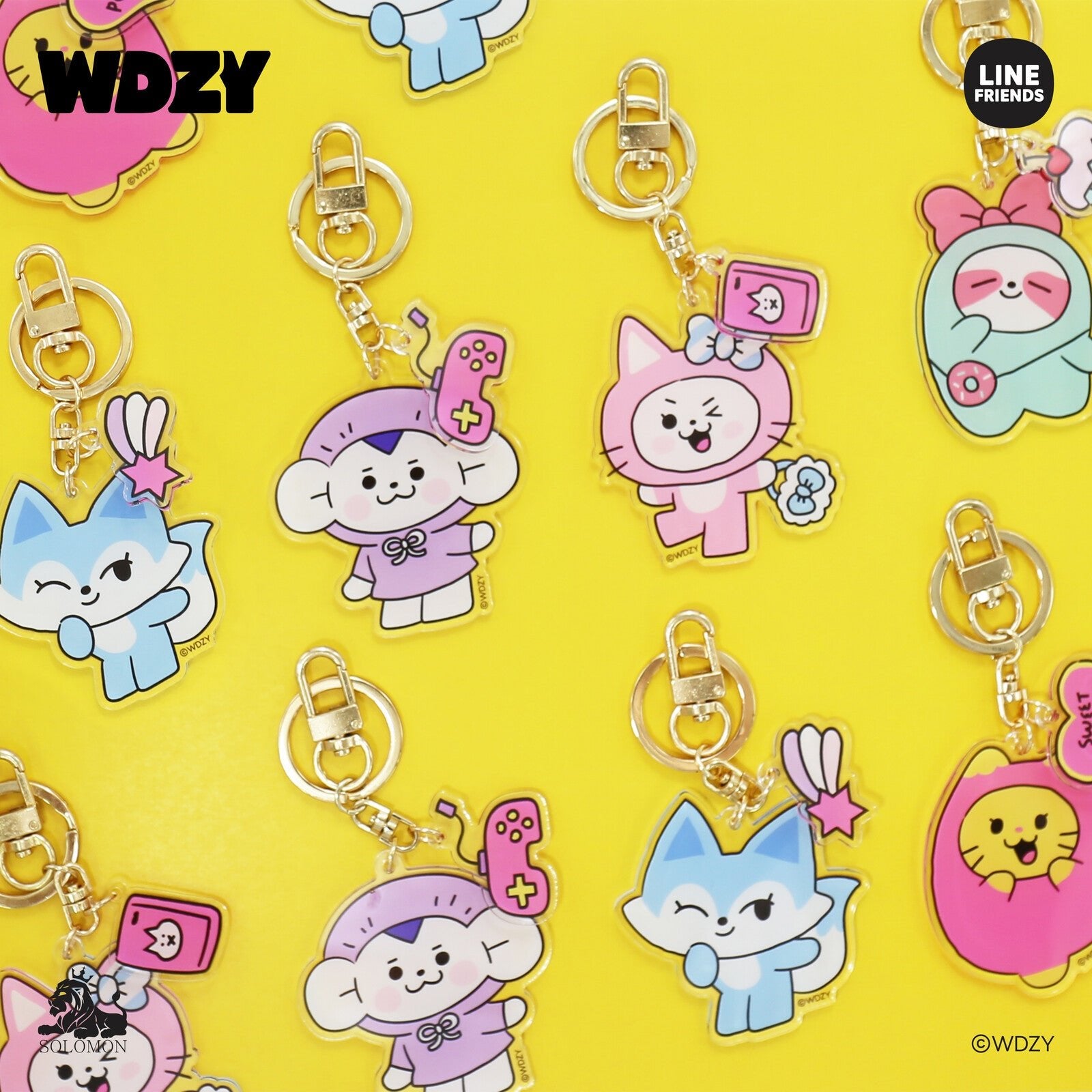 (Pre Order) WDZY Acrylic Keyring - (version choice) - KPop Idol