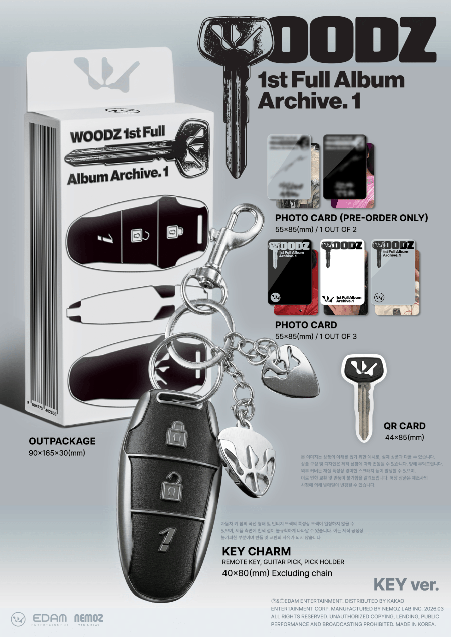 (Pre Order) WOODZ - Archive.1 Key Ver. - KPop Idol
