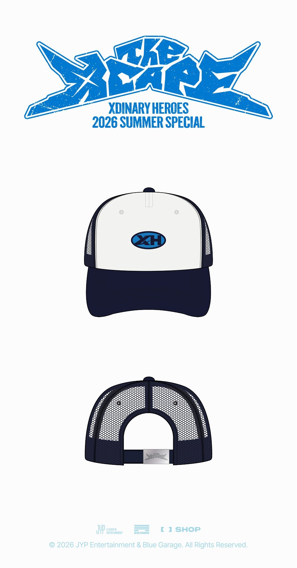 (Pre Order) Xdinary Heroes - 2026 Summer Special 'The Xcape' Official MD: BALL CAP - KPop Idol