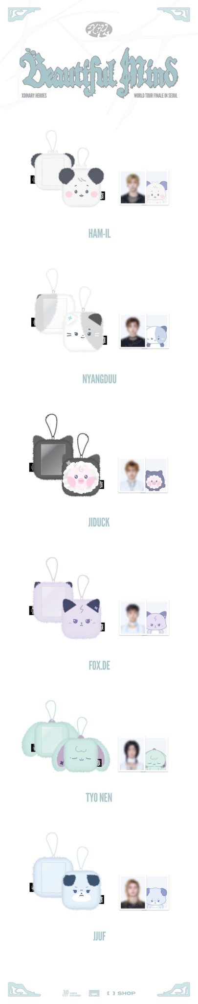 (Pre Order) Xdinary Heroes - Beautiful Mind Finale Official MD: PLUSH BABY Ver. - KPop Idol