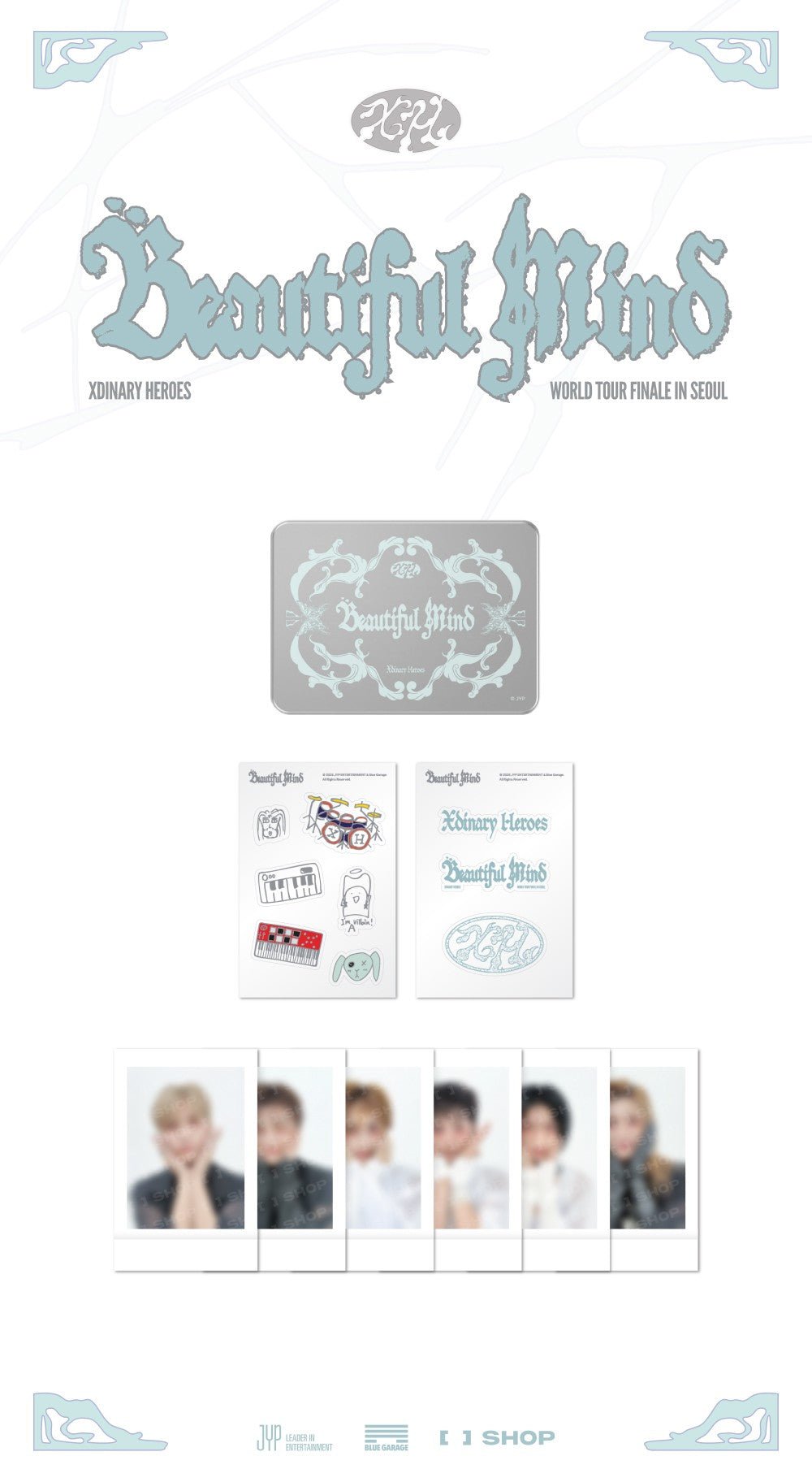 (Pre Order) Xdinary Heroes - Beautiful Mind Finale Official MD: TINCASE SET - KPop Idol