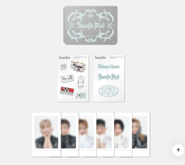 (Pre Order) Xdinary Heroes - Beautiful Mind Finale Official MD: TINCASE SET - KPop Idol