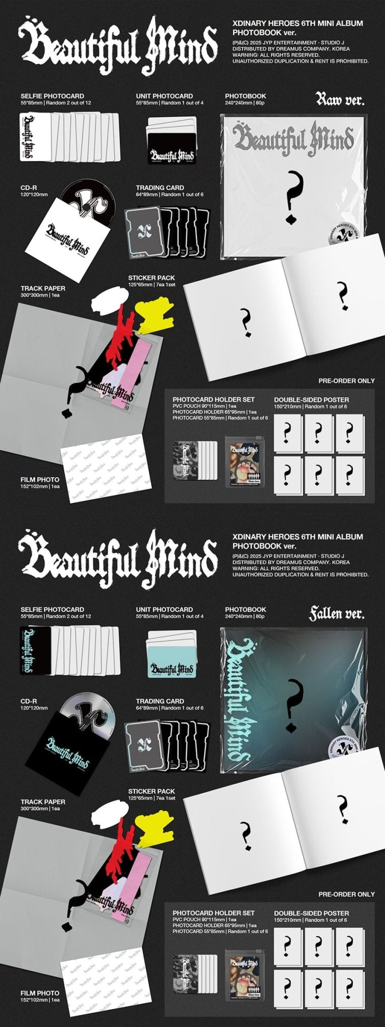 (Pre Order) Xdinary Heroes - Beautiful Mind (photobook version) - KPop Idol