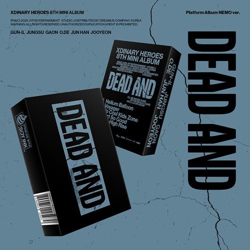 (Pre Order) Xdinary Heroes - Dead And: Platform Nemo Album - KPop Idol