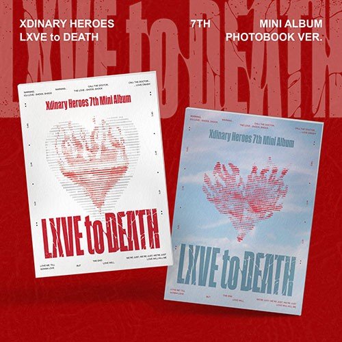 (Pre Order) Xdinary Heroes - Lxve to Death Photobook Version (random cover) with Soundwave POB - KPop Idol
