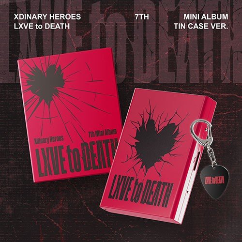 (Pre Order) Xdinary Heroes - Lxve to Death Tincase Version with Soundwave POB - KPop Idol
