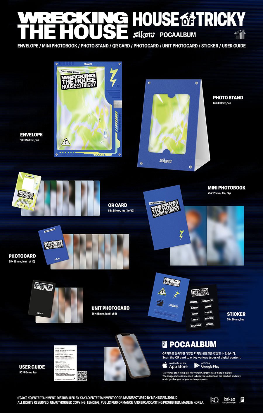 (Pre Order) Xikers - House of Tricky: Wrecking The House Poca Album - KPop Idol