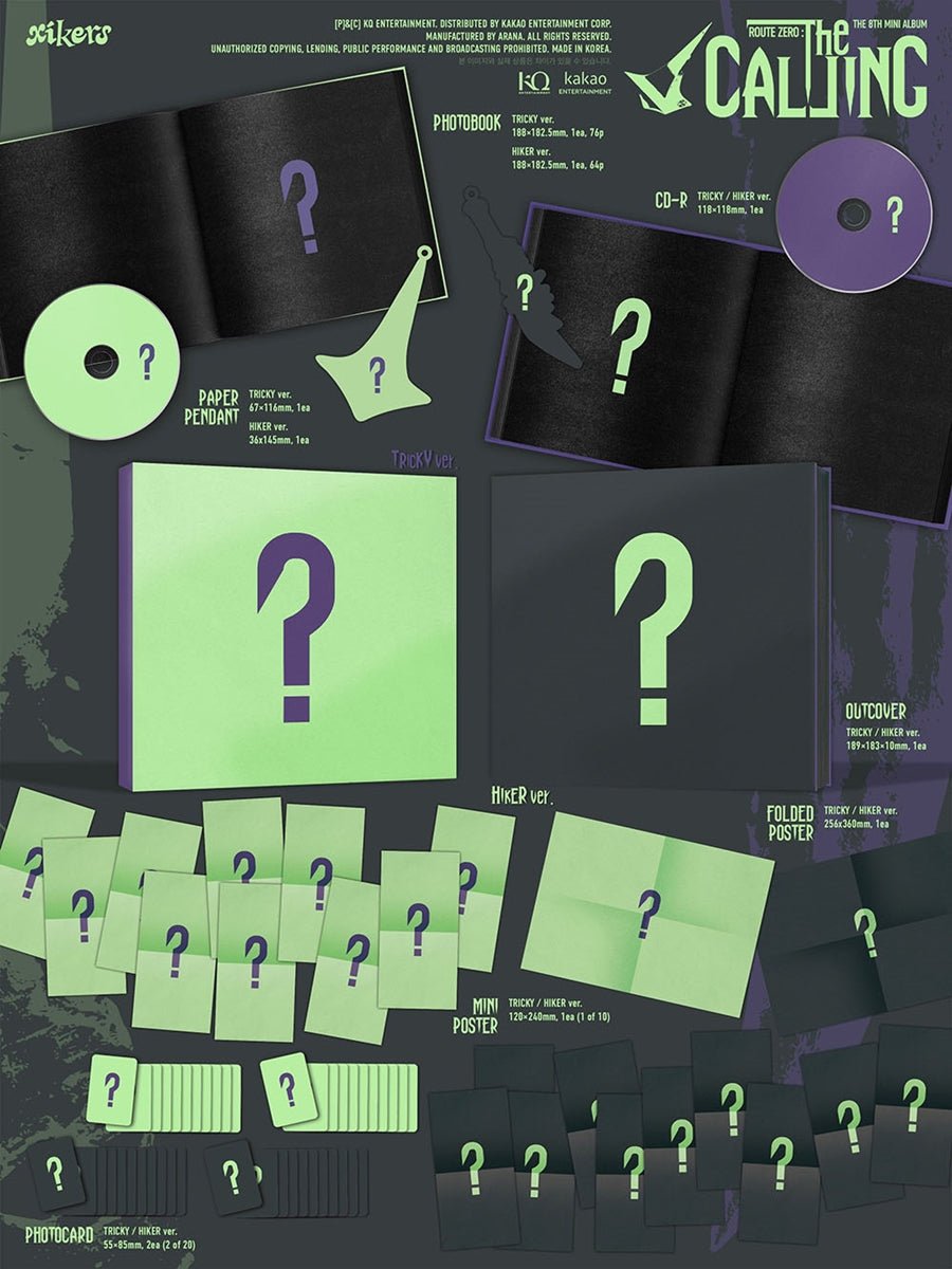 (Pre Order) Xikers - Route Zero: The Calling - KPop Idol