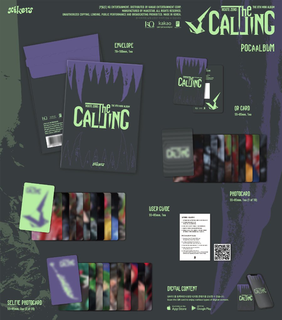 (Pre Order) Xikers - Route Zero: The Calling : Poca Album - KPop Idol