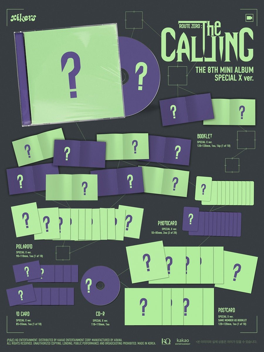 (Pre Order) Xikers - Route Zero: The Calling : Special X Ver. - KPop Idol