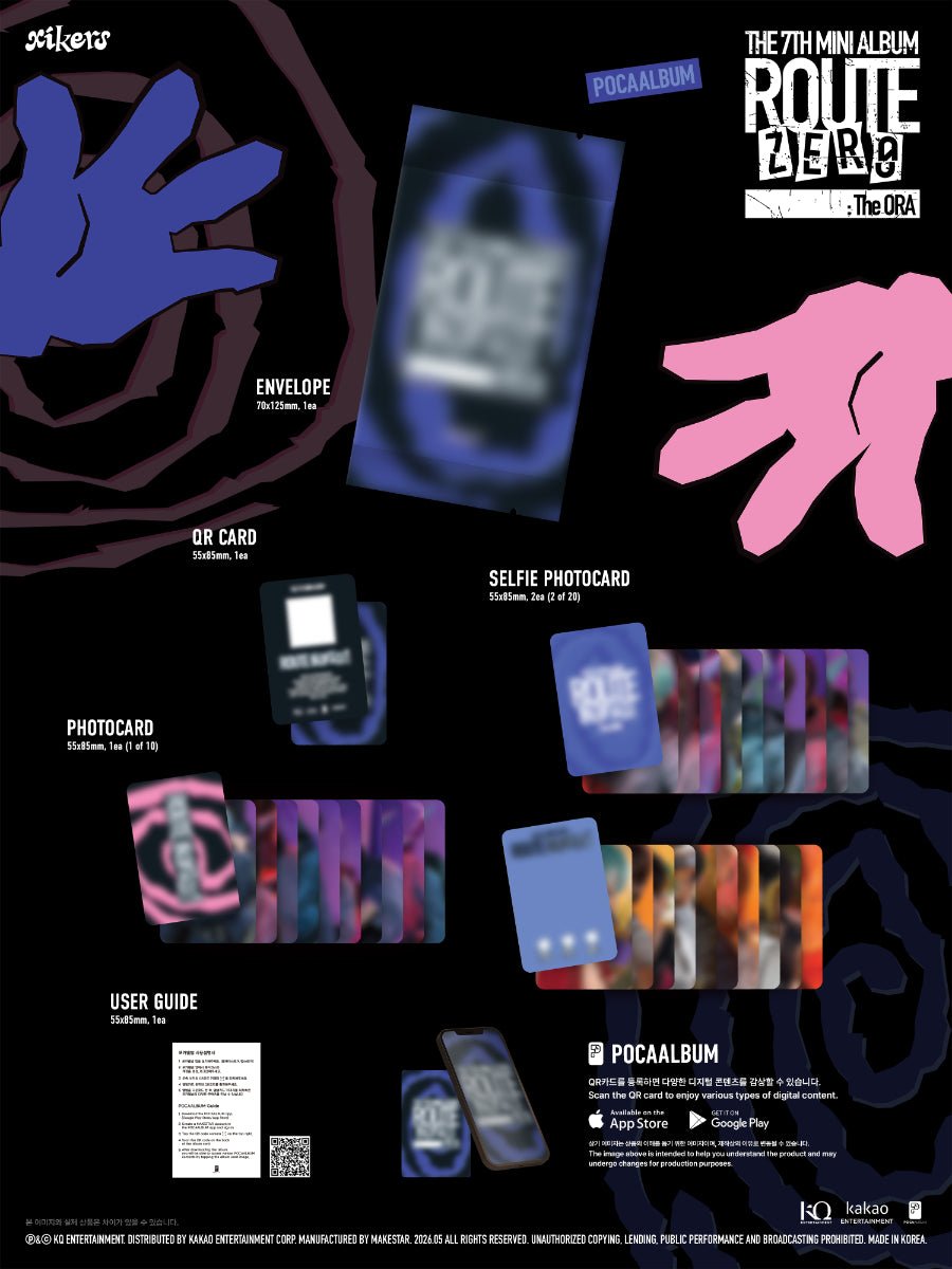 (Pre Order) Xikers - Route Zero: The Ora - Poca Album - KPop Idol