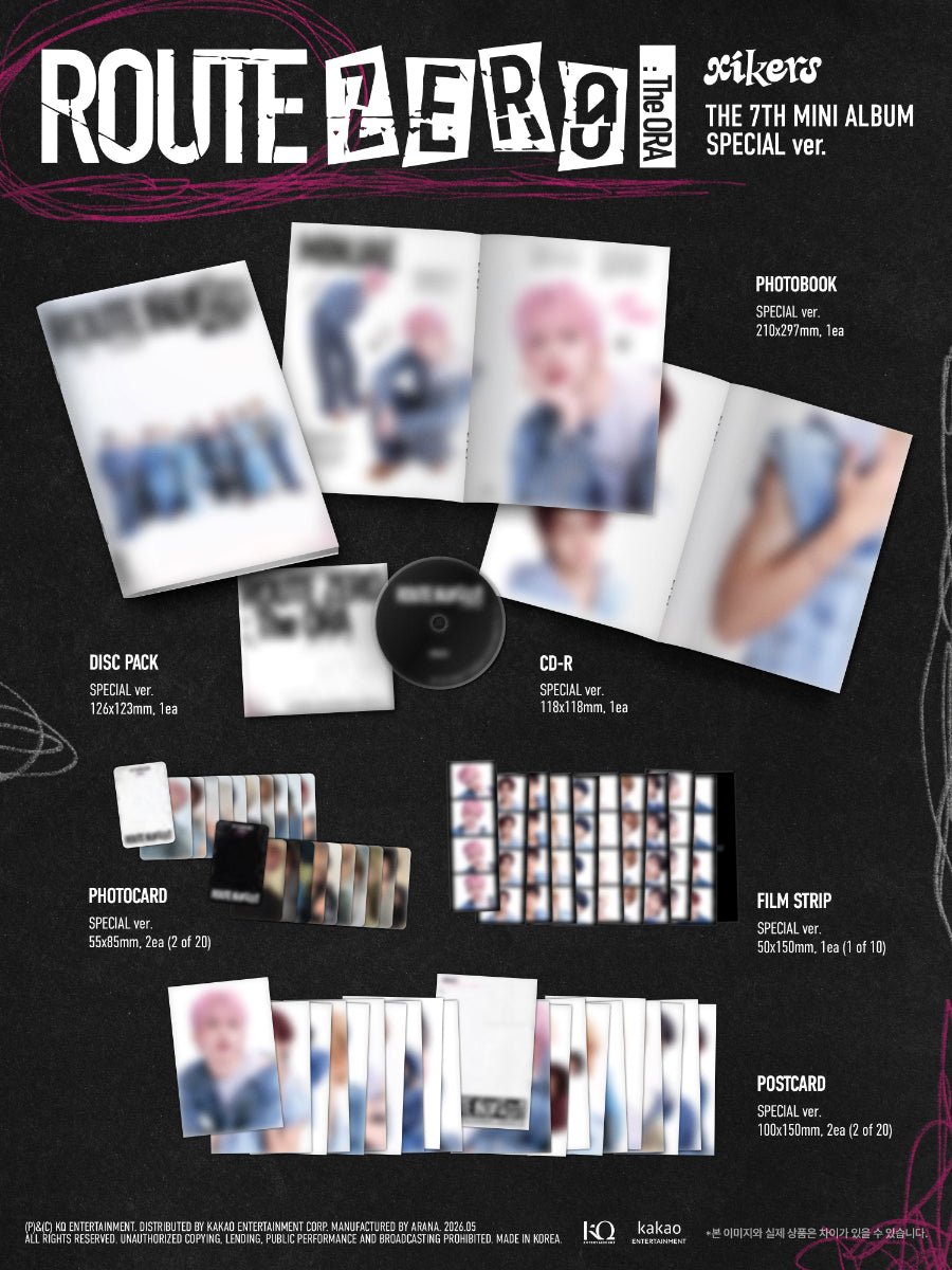 (Pre Order) Xikers - Route Zero: The Ora - Special Ver. - KPop Idol