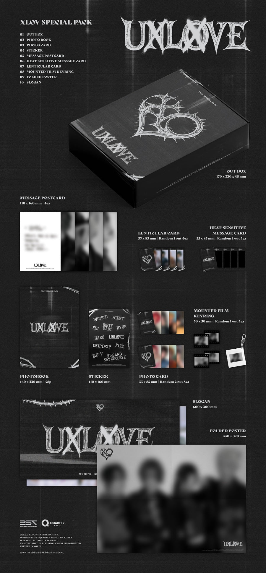 (Pre Order) XLOV - UXLXVE Special Pack - KPop Idol