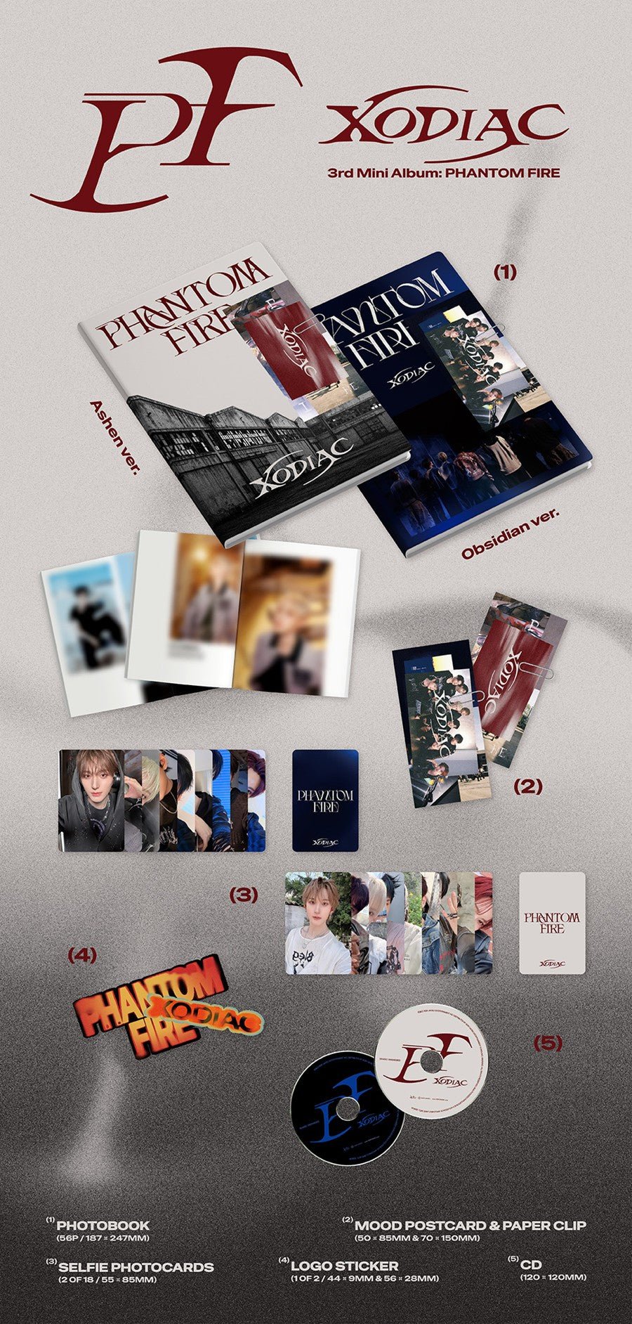 (Pre Order) Xodiac - Phantom Fire: Standard Ver. - KPop Idol