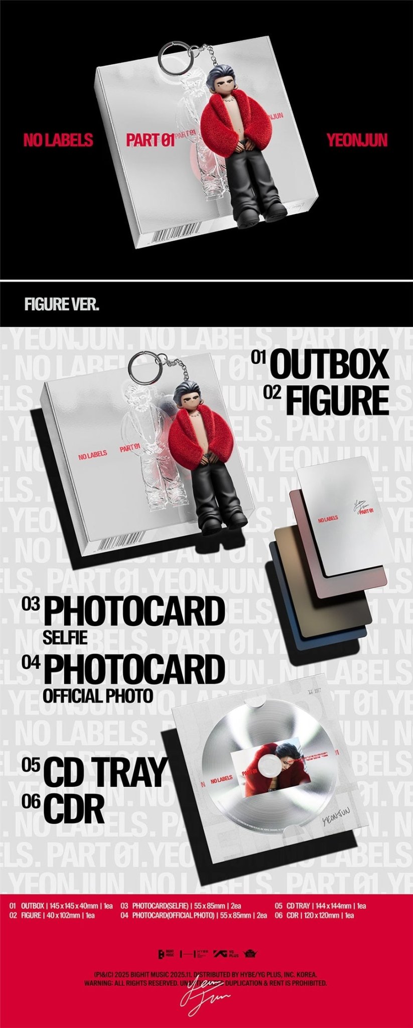 (Pre Order) Yeonjun - No Labels Part 01 Figure ver. - KPop Idol