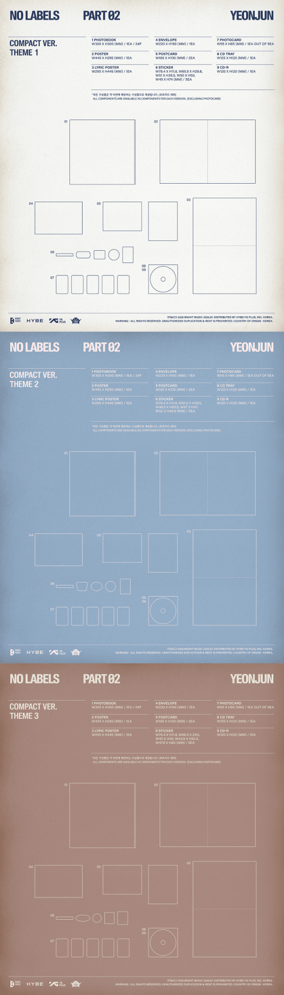 (Pre Order) Yeonjun - No Labels: Part 02 - Compact Ver. - KPop Idol