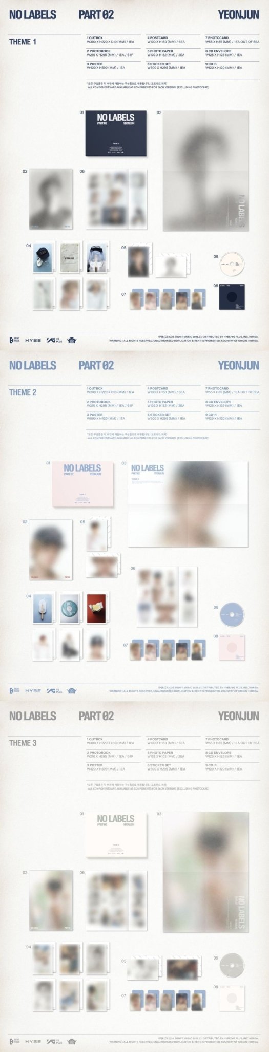(Pre Order) Yeonjun - No Labels: Part 02 - Standard Ver. - KPop Idol