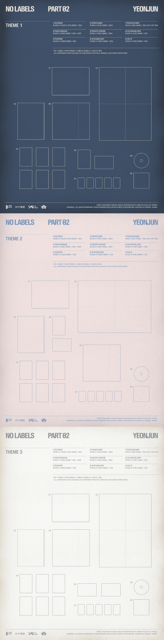 (Pre Order) Yeonjun - No Labels: Part 02 - Standard Ver. - KPop Idol