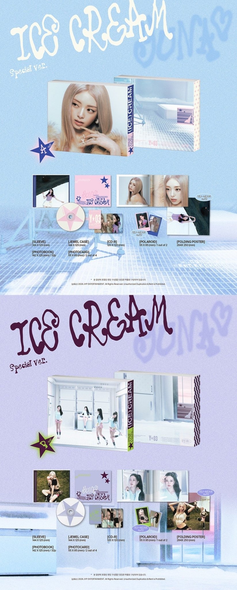 (Pre Order) Yuna - Ice Cream: Special Ver. - KPop Idol
