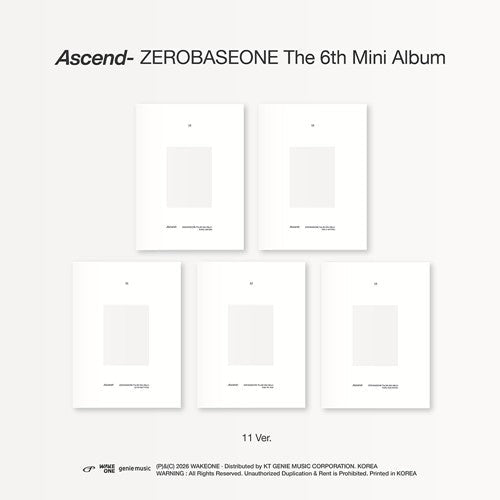 (Pre Order) Zerobaseone - Ascend: 11 ver.