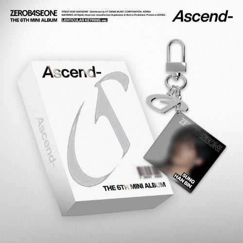 (Pre Order) Zerobaseone - Ascend: Lenticular Keyring Ver. - KPop Idol