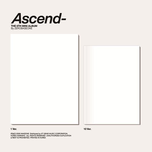 (Pre Order) Zerobaseone - Ascend: Photobook Ver.