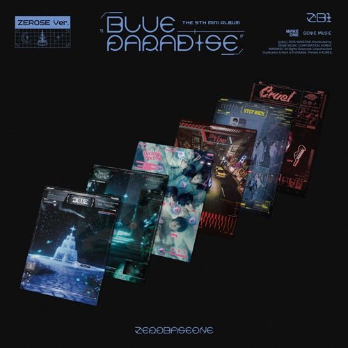 (Pre Order) Zerobaseone - Blue Paradise (Zerose Version) with Soundwave POB - KPop Idol
