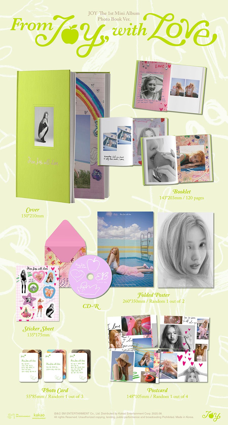 Red Velvet Joy - From Joy, with Love Photobook Version - KPop Idol
