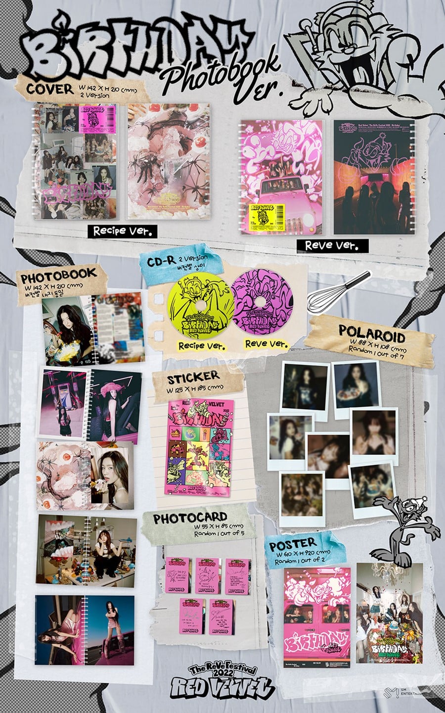 Red Velvet - The ReVe Festival 2022 – Birthday Photobook ver. (version choice) - KPop Idol