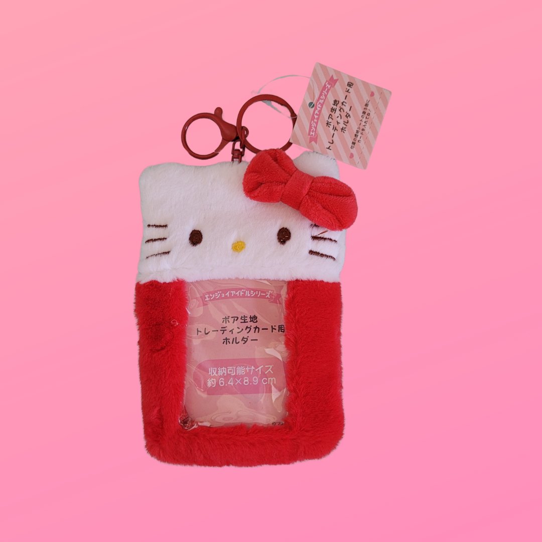 Sanrio Fluffy Photocard Holder - Hello Kitty - KPop Idol