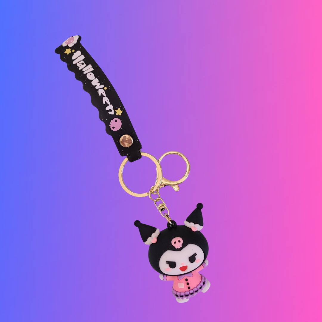 Sanrio Halloween Keyring - Kuromi Harlequin - KPop Idol