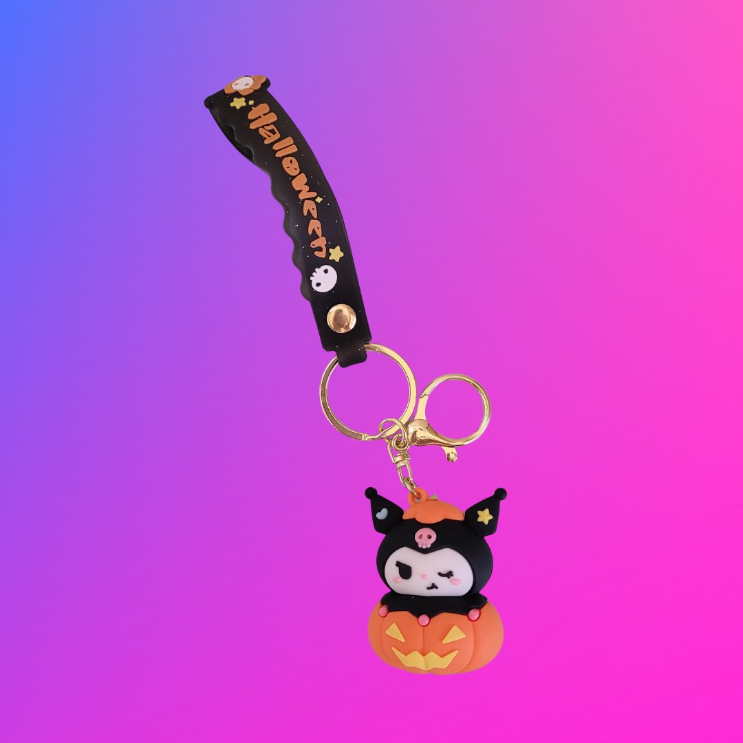 Sanrio Halloween Keyring - Kuromi Pumpkin - KPop Idol