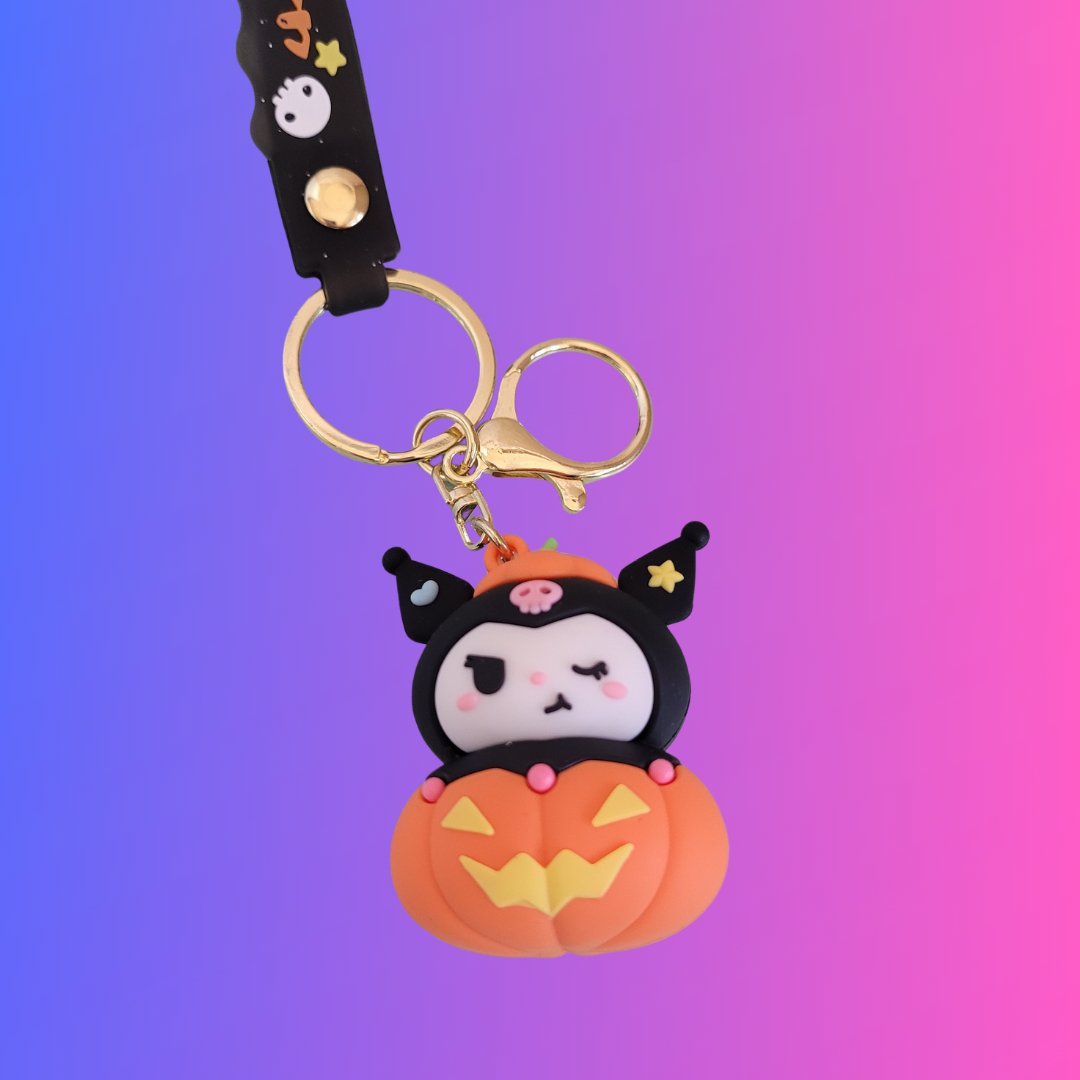 Sanrio Halloween Keyring - Kuromi Pumpkin - KPop Idol