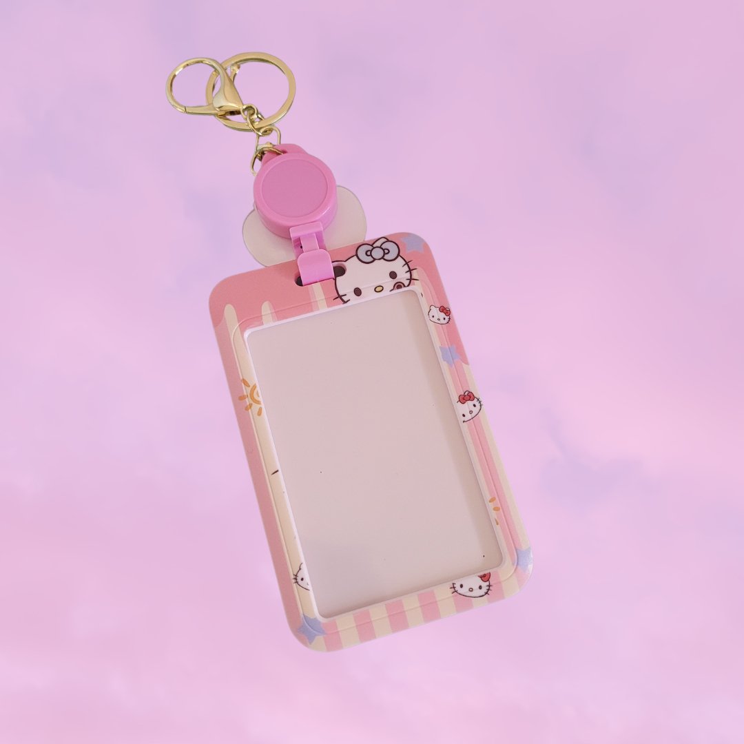 Sanrio Retractable ID Holder - Hello Kitty - KPop Idol