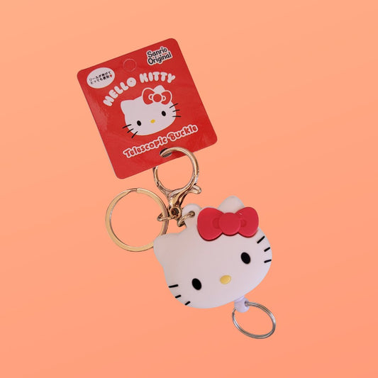 Sanrio Retractable Keyring - Hello Kitty - KPop Idol