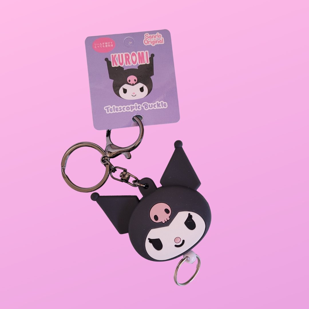 Sanrio Retractable Keyring - Kuromi - KPop Idol