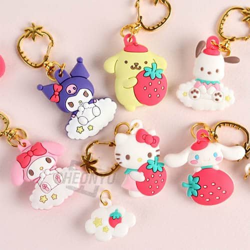 Sanrio Sweet Berry Charm Keyring - KPop Idol