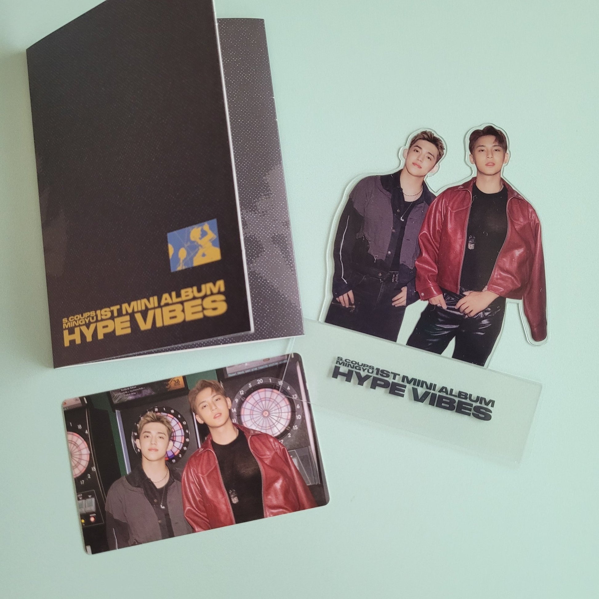 S.Coups x Mingyu Hype Vibes POB: Weverse Shop - Unit PC and Standee - KPop Idol