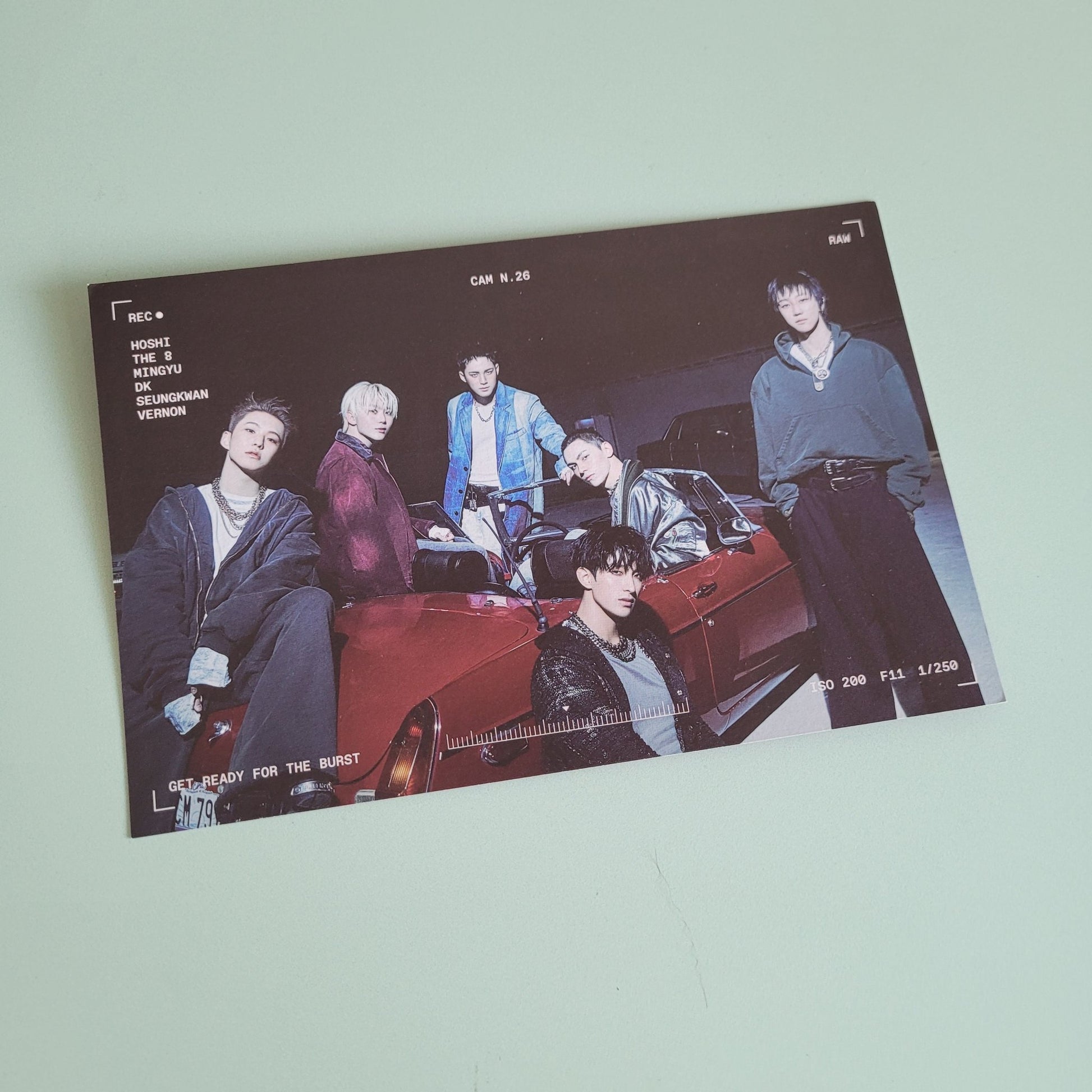 Seventeen - Happy Burstday Large Unit Postcard - KPop Idol