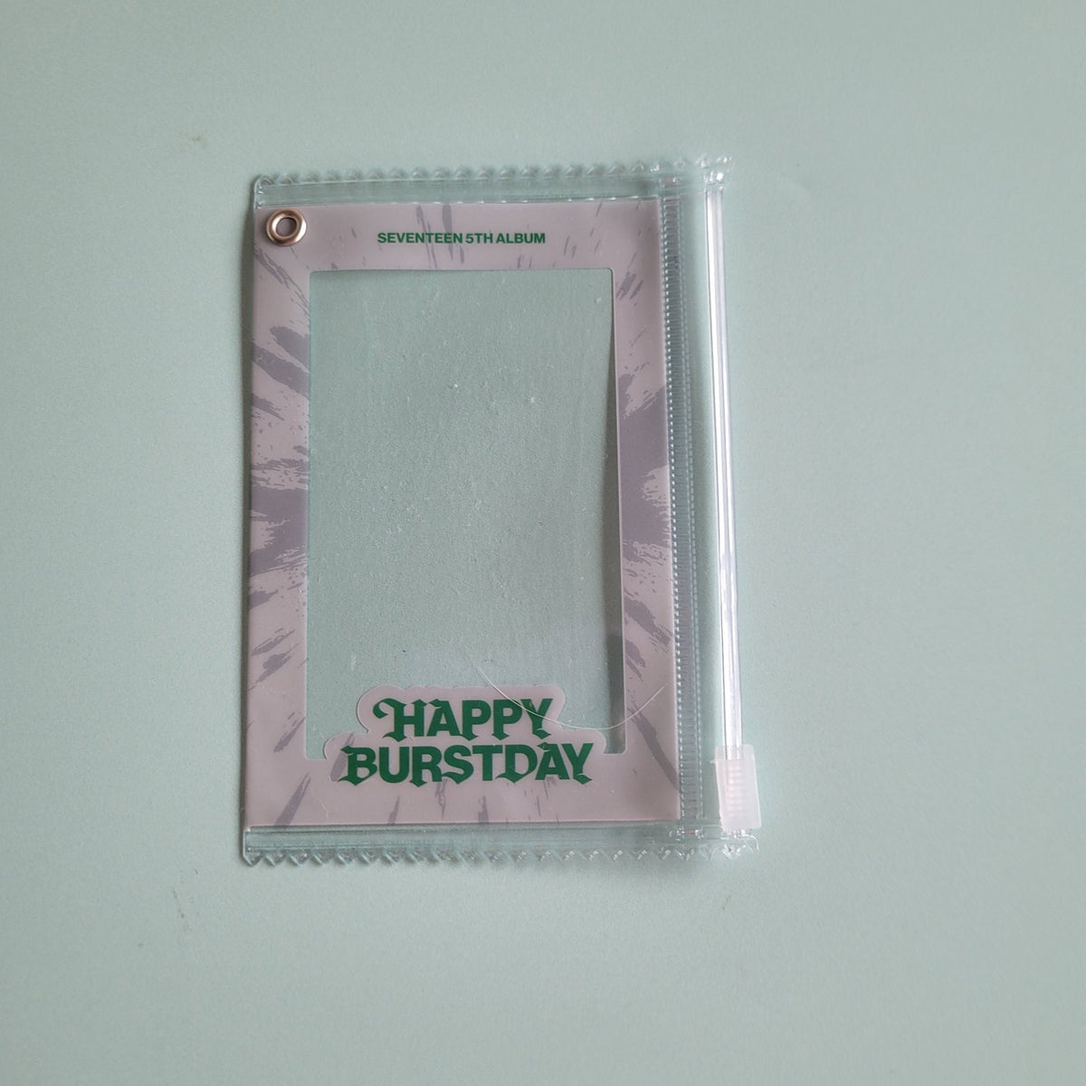 Seventeen Happy Burstday POB: Weverse Global Photocard Pouch with Keychain (version choice) - KPop Idol