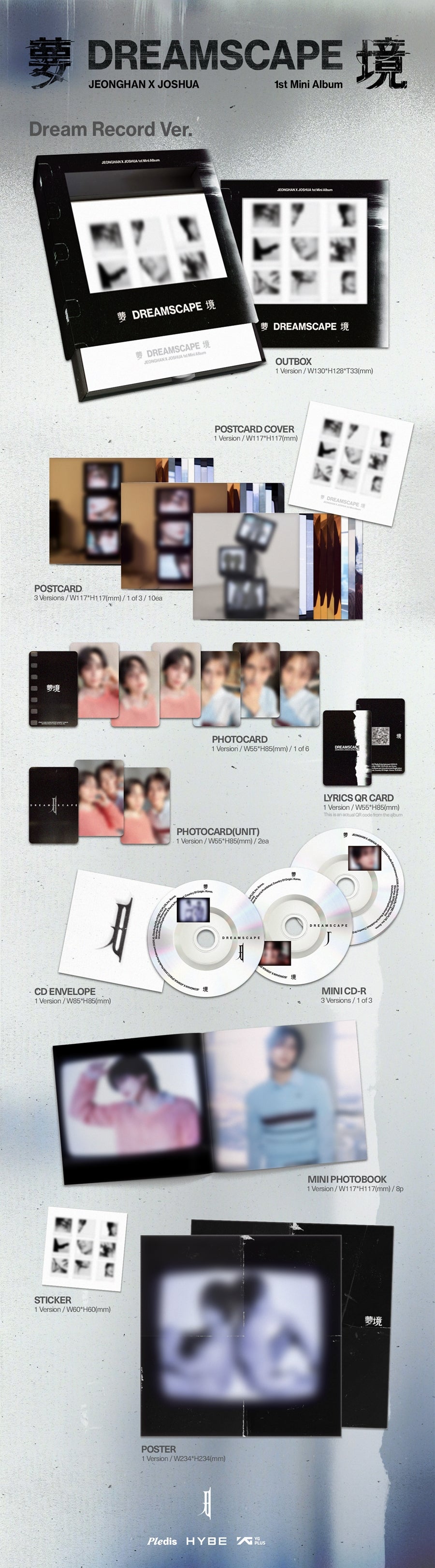 (Pre Order) Jeonghan x Joshua - Dreamscape: Dream Record Ver.