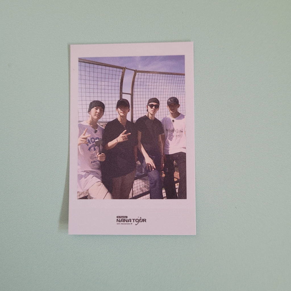 Seventeen Nana Tour Instant Photocard - Unit Cards - KPop Idol