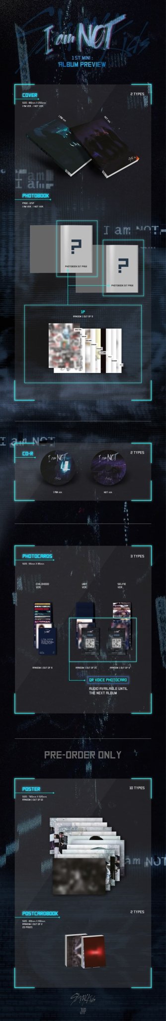 Stray Kids – 1st Mini album: I am NOT (Version Choice) - KPop Idol