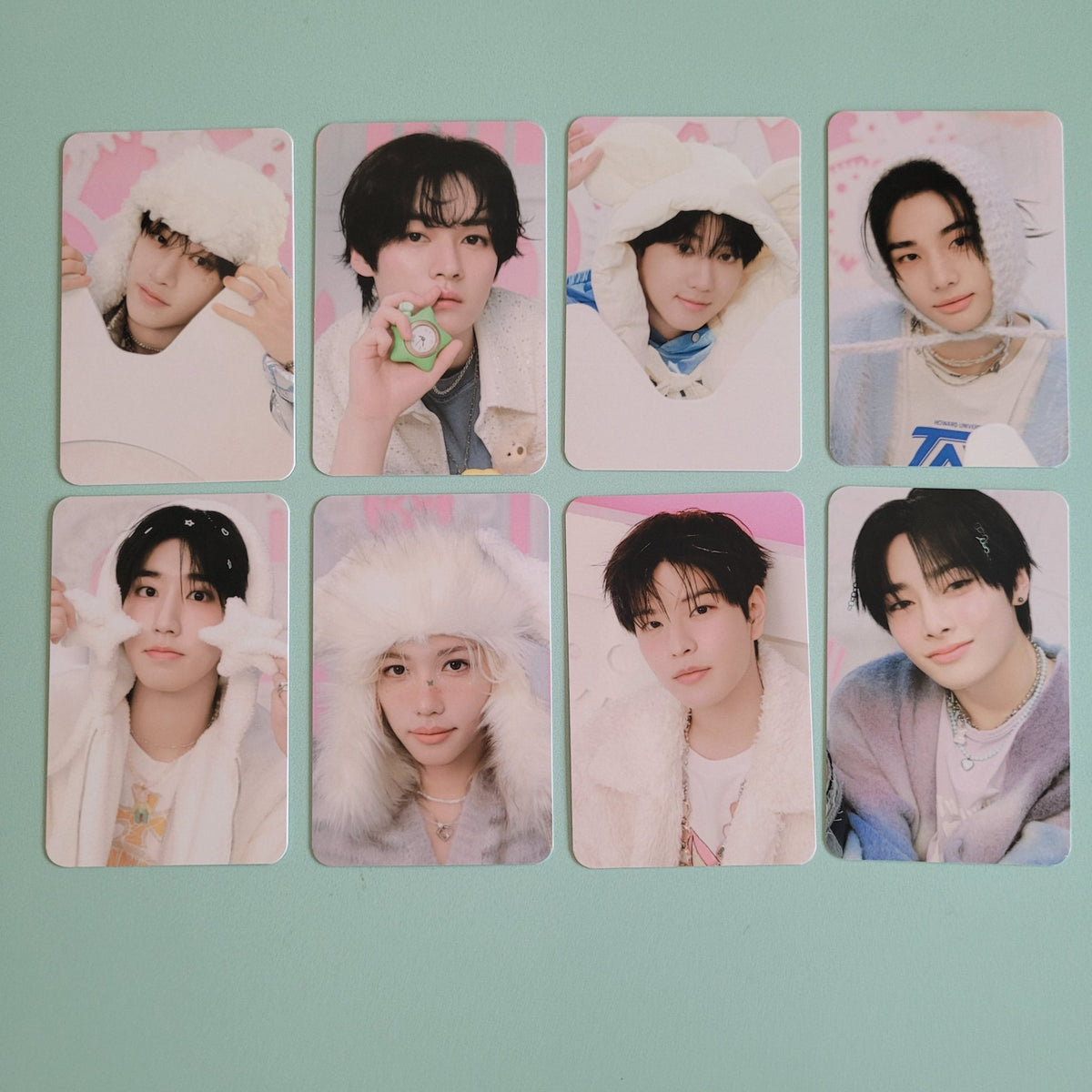 Stray Kids 5 Clock Fan Meet Box Tape Photocard - member choice - KPop Idol
