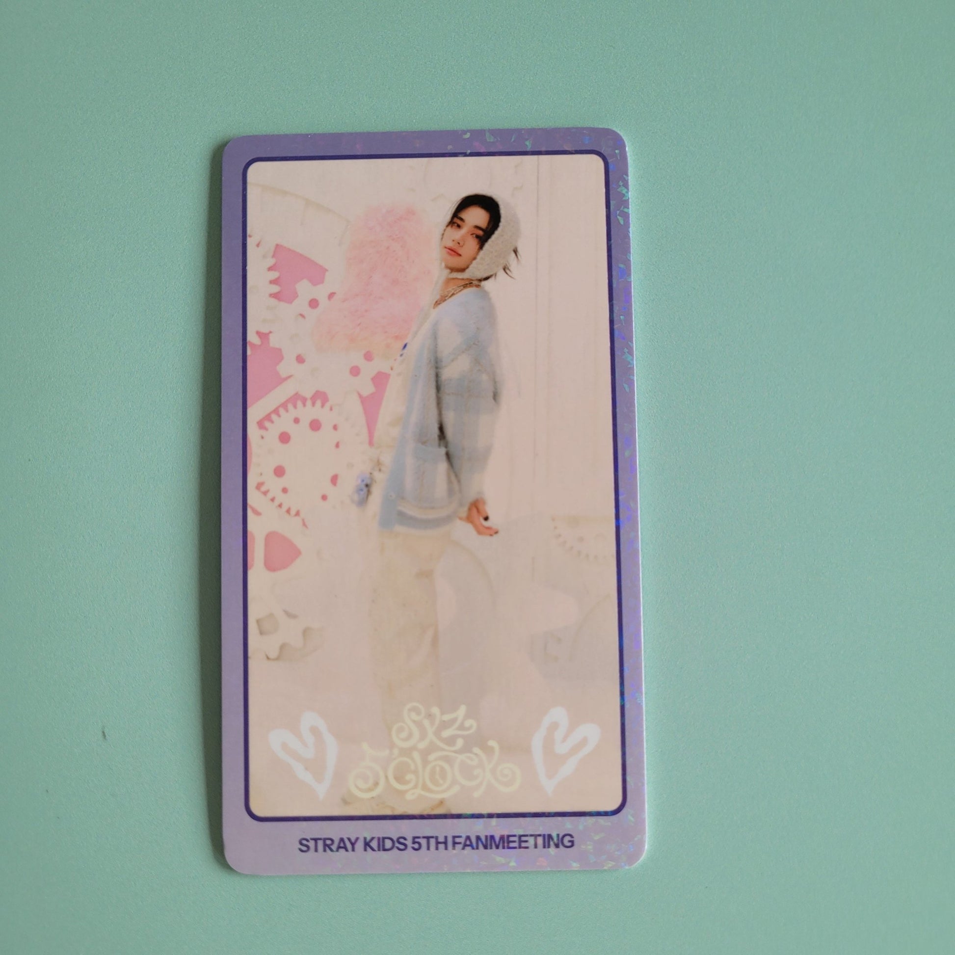 Stray Kids 5 Clock Fan Meet: Special Trading Card - Hyunjin - KPop Idol