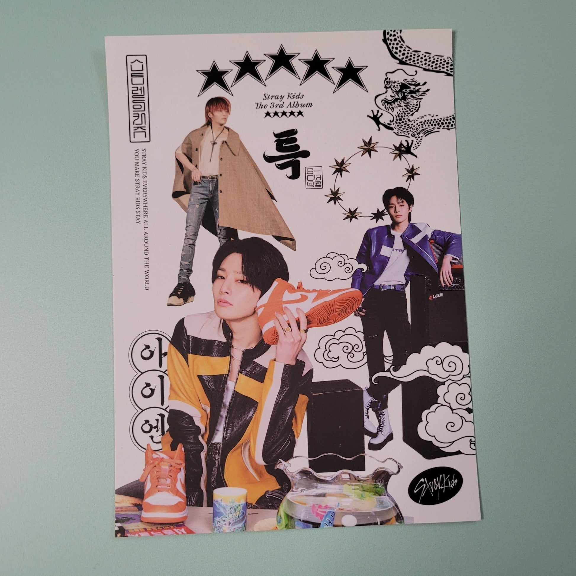 Stray Kids Album Mini Posters - 5 Star OOTD I.N - KPop Idol